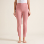 Nylon leggings in pink